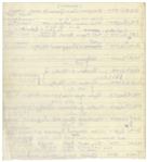 The Who Tour Schedule From 1969, Handwritten by John Entwistle -- Entwistle Also Includes Notes & Financial Information, Likely How Much They Were Paid for Each Gig